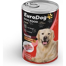 Euro Dog Aconcept Eurodog Kuzu Parça Etli Yetişkin Köpek Konserve 400 gr