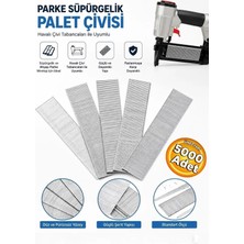 Rast RF25 Başlı Brad Çivi 25 mm Süpürgelik ve Parke Ahşap Çivisi (5000 Adet)