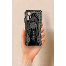 Vip Case Redmi Note 12S Uyumlu Etnik At Figürü Desenli Silikon Kılıf