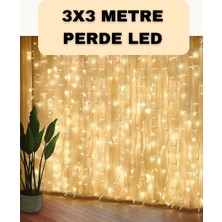 İntora Dekoratif 3x3 LED Perde Işık Şelale Tasarım Tasarruflu