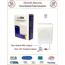 Çise Ding Dong Kapı Zili - İster Kalem Pille Çalıştır - İster 12V Trafo İle Çalıştır