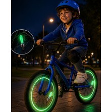 Araç Sibop LED Işığı 2li Set Bisiklet Motosiklet Jant Lambası