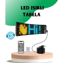 İntora USB Destekli LED Mağaza Tabelası – Renkli Rgb Kayan Yazı Paneli