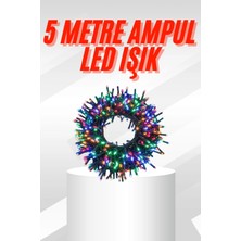 İntora Karışık Renk Pilli LED Işık Çok Fonksiyonlu Tasarruflu 5 Metre