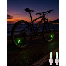 Gece Görünümlü Sibop Işığı Hareketle Yanan LED Jant Lambası