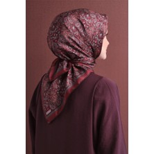 Armine Sura Ipek Eşarp Bordo