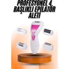 İntora 4 Başlıklı Bakım Epilatör Tüy Alma Makinesi Topuk Törpüsü