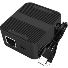 Temiz Pazar 4594 RJ45 Ethernet Splitter 1 Giriş 2 Çıkış 100MBPS Hız Çevirici Çoklayıcı