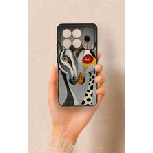 Vip Case Poco X6 Pro Uyumlu Zebra ve Zürafa Desenli Silikon Kılıf