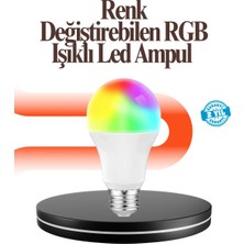 İntora Renk Değiştiren Rgb LED Ampul 16 Renk Uzaktan Kumandalı 2025 Model
