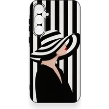 Vip Case Samsung A35 Uyumlu Madam Marica Desenli Silikon Kılıf
