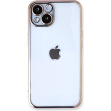 Renas Store Iphone 13 Kılıf Razer Lensli Silikon - Gold