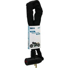 Renas Store Zincirli Anahtarlı  Motor - Bisiklet Kilit Bez Kılıflı Aç-Kapa Kilit Kapak 100CM (5047)