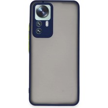 Renas Store Xiaomi Mi 12T Pro Kılıf Montreal Silikon Kapak - Lacivert