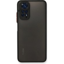 Renas Store Xiaomi Redmi Note 11 Pro Kılıf Montreal Silikon Kapak - Siyah
