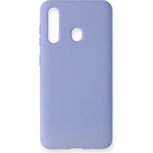 Renas Store Samsung Galaxy M40 Kılıf Nano Içi Kadife Silikon - Lila