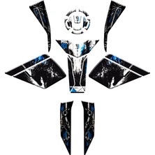 Cf Moto 450 Sr 2023 - 2026 Uyumlu Full Tank Pad Set 004