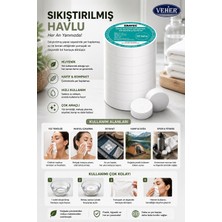 Eratec Tek Kullanımlık Hijyenik Havlu 22X28 cm 50 Gr.10'lu x 120 Adet