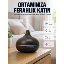 Renas Store BN01 Uçucu Yağ Uyumlu Renkli LED Işıklı Nemlendirici