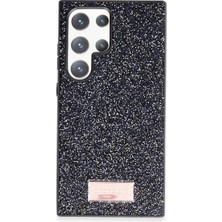 Renas Store Onegif Samsung Galaxy S24 Ultra Bright Simli Kapak - Siyah