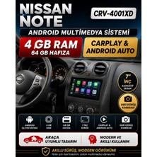 Carvocal Nissan Note Android Multimedya Sistemi (2006-2012) CRV-4001XD