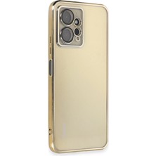 Renas Store Xiaomi Redmi Note 12 4g Kılıf Razer Lensli Silikon - Gold