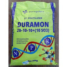 Cegel Ziraat Duramon 20-10-10 + (10 SO3) NPK 25 Kg İnhibitörlü Akıllı, Yeşil Gübre