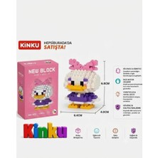 Kinku Ne BLOCK019 Puzzle-Yapboz-3d Zeka Geliştiren-Mini Sevimli Figürler Minyatür