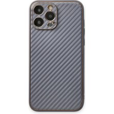 Renas Store Iphone 13 Pro Kılıf Coco Karbon Silikon - Gri