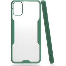 Renas Store Samsung Galaxy M31 Kılıf Platin Silikon - Yeşil