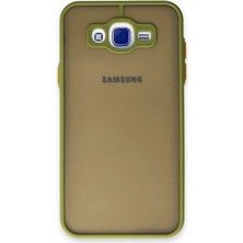 Renas Store Samsung Galaxy J7 Kılıf Montreal Silikon Kapak - Açık Yeşil