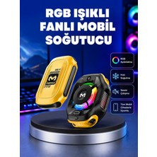 Renas Store Mey Ithalat® Type-C Girişli Aı Modlu Yüksek Performanslı Telefon Soğutucu Yeni Nesil