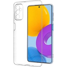 Renas Store Samsung Galaxy M52 5g Kılıf Deluxe 2mm Şeffaf Silikon - Şeffaf