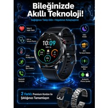 Çift Kordonlu Yüksek Çözünürlüklü Akıllı Saat Uyku Izleyici & Spor Modları