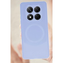Renas Store Newface Xiaomi Redmi Note 14 Pro 5g Kılıf Maya Karbon Kapak - Lila
