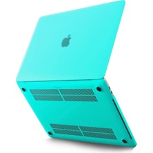Renas Store Newface Apple Macbook Pro 13 2020 Macbook Buzlu Kapak - Yeşil