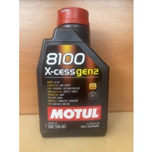Motul 8100 X-Cess Gen2 Sae 5W-40 1lt