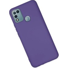 Renas Store Newface Infinix Hot 10 Play Kılıf Nano Içi Kadife Silikon - Mor