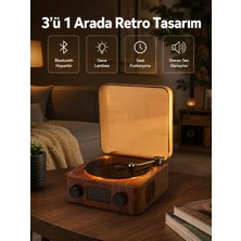 Eco Lounge Stereo Bluetooth Hoparlör – Gece Lambalı ve Saat Göstergeli Yeni Nesil