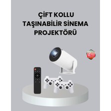 Die Grup 4K Wi-Fi 6 Projeksiyon Cihazı – 10.000+ Oyun Desteği, Kablosuz Bağlantı ve Çoklu Giriş Portları