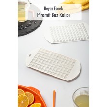 Renas Store Beyaz Piramit Buz Kalıbı(13*24*2 Cm)