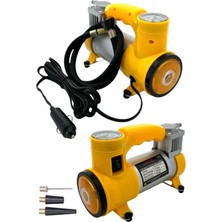 Renas Store Elektrikli Araba Lastik Şişirme / 150 Psı - 12V / Taşınabilir Metal Hava Kompresörü