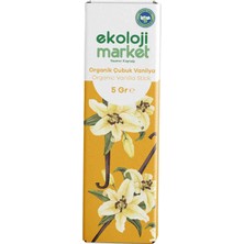 Ekoloji Market Organik Glutensiz Vanilya Çubuğu 5 Gr.