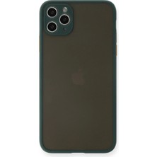 Renas Store Iphone 11 Pro Max Kılıf Montreal Silikon Kapak - Yeşil