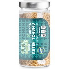 Ekoloji Market Organik Glutensiz Kavanoz Keten Tohumu 300 Gr.