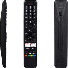 Vs-V4 Ses Komutsuz Netflix-Youtube-Google Play-Prime Video Tuşlu LCD LED Tv Kumanda