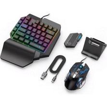 Renas Store Ally Mix Elite Plus - Pubg Denetleyicisi Için Gamepad Mobil Oyun Klavye Mouse Dönüştürücü Bluetooth Android Oyun ADAPTÖRÜ-(5775)