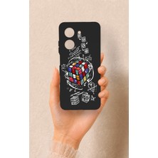 Vip Case Redmi A5 Uyumlu Rubik Küb Desenli Silikon Kılıf