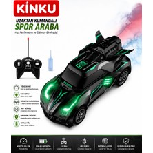 Kinku Uzaktan Kumandalı Şarjlı Duman Atan Işıklı Araba - 1:18 & 40 Mhz Full Fonksiyon Oyuncak Araba