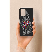 Vip Case Vivo Y21 Uyumlu Rubik Küb Desenli Silikon Kılıf